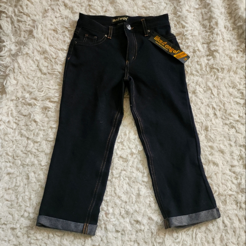 Dark blue jeans by Like An Angel